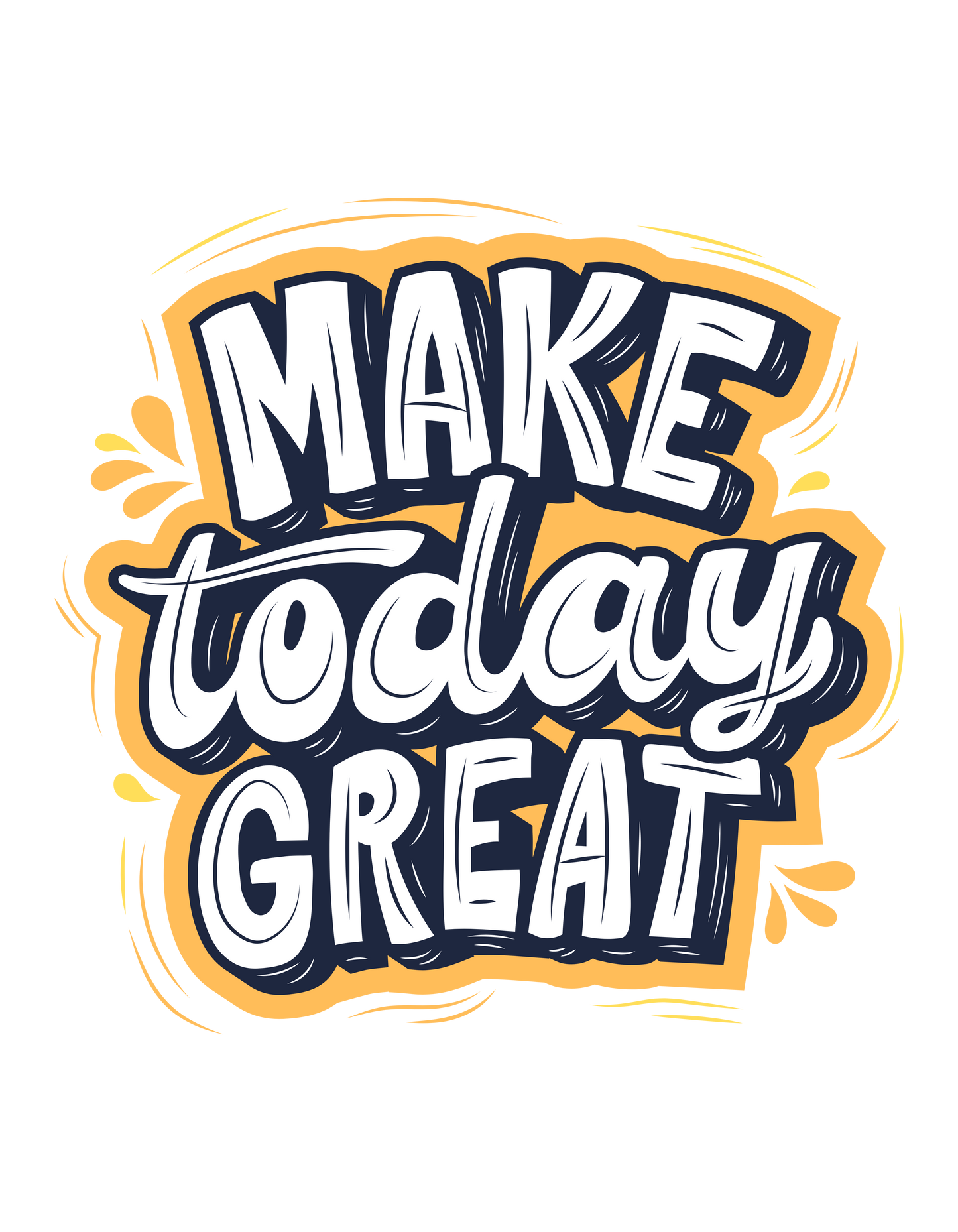 Oversized Streetwear T-Shirt – Make Today Great